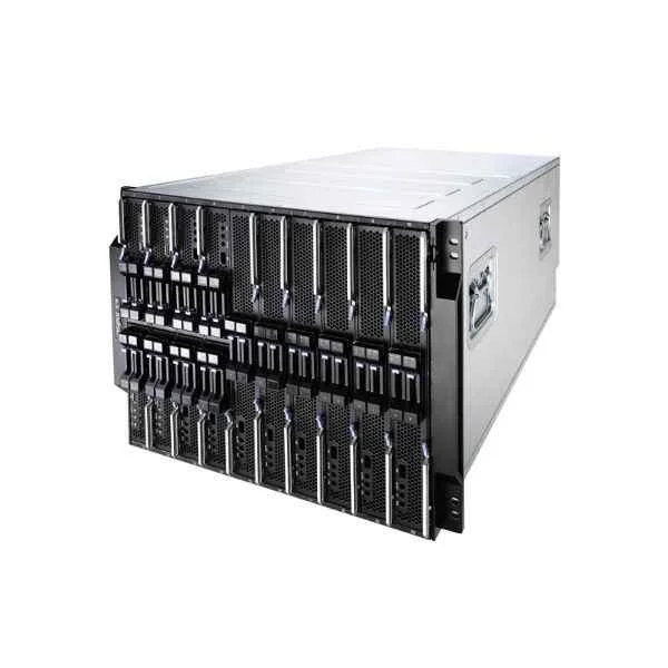 Inspur I8000 Blade Server, 20 compute nodes within 8U chassis, Support up to 8 groups of hot-plug, 1350W (including the power fan), power supplies module of N+M redundancy